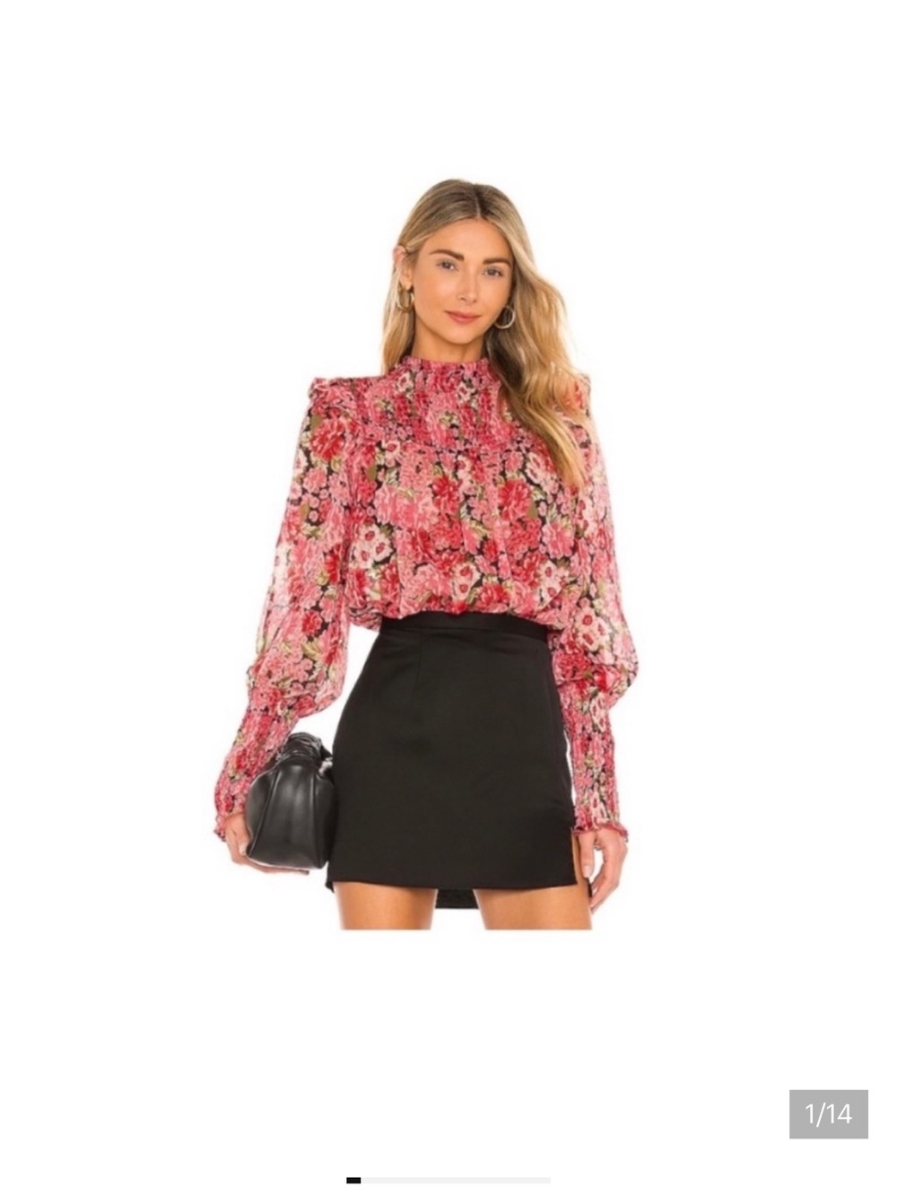 Bardot Remi Pink Gardenia Floral
Blouse